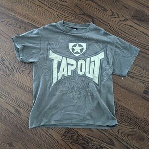 Vintage Tapout shirt grey Y2k